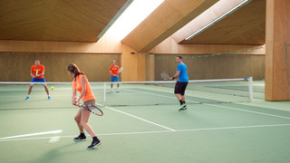 Indoor tennis center