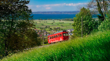 Rheineck-Walzenhausen rack railway at Lake Constance