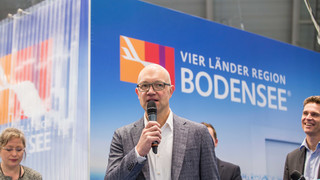 Rolf Müller beim Bodensee-Medienfrühstück auf der CMT