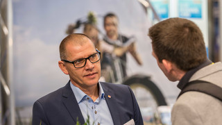 Jürgen Ammann beim Bodensee-Medienfrühstück auf der CMT