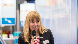 Angélique Tracik beim Bodensee-Medienfrühstück auf der CMT