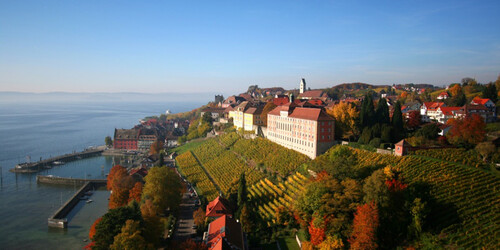 Meersburg at Lake Constance in autumn