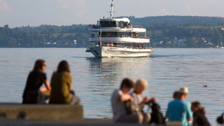 Überlingen ship on Lake Constance