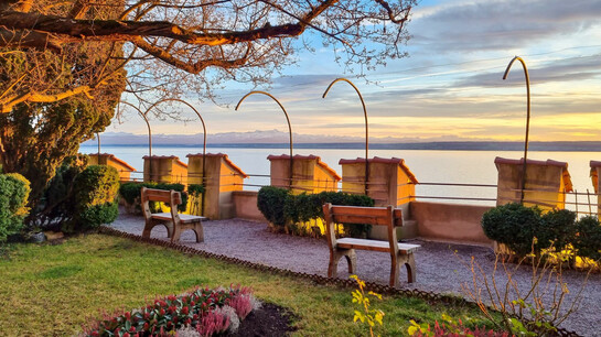 Burggarten der Burg Meersburg