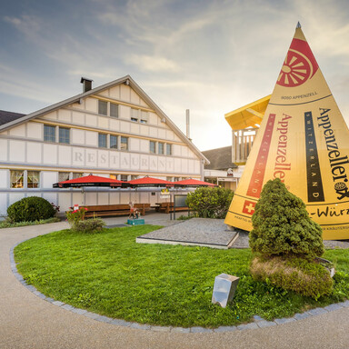 EIngang Appenzeller® Schaukäserei