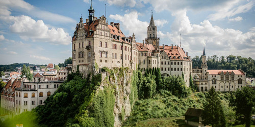 Schloss Hohenzollern in Sigmaringen in der Nähe vom Bodensee