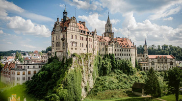 Schloss Hohenzollern in Sigmaringen in der Nähe vom Bodensee