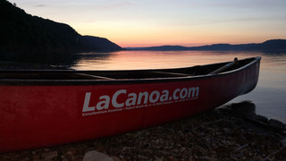 Mit dem Kanu den Sonnenuntergang erleben | © LaCanoa