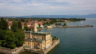 Montfort Castle in Lagenargen at Lake Constance