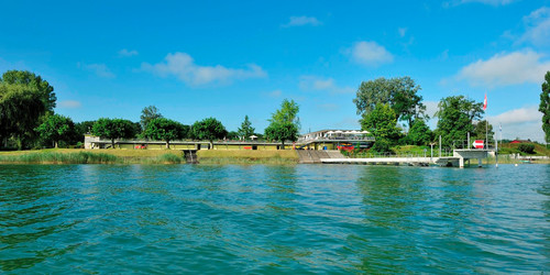 Arbon lido at Lake Constance