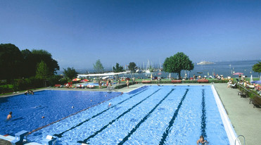 Nonnenhorn lido at Lake Constance