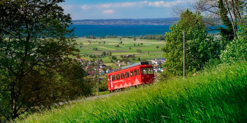 Rheineck-Walzenhausen rack railway at Lake Constance