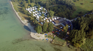 Aerial view of camping Hegne | © Camping Hegne GmbH