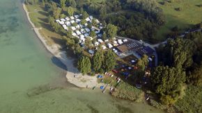 Aerial view of camping Hegne | © Camping Hegne GmbH
