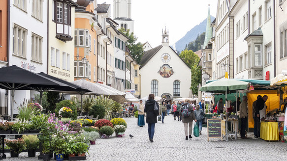 Wochenmarkt in Feldkirch | © Vorarlberg Tourismus - Agnes Ammann 