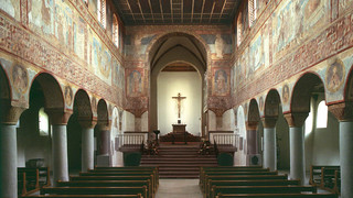 Kirche St. Georg  auf der Insel Reichenau (Oberzell) | © Photo: Theo Keller | REGIO Konstanz-Bodensee-Hegau e. V.