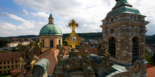 Upper Swabian Baroque Road: Basilica in Weingarten close to Lake Constance