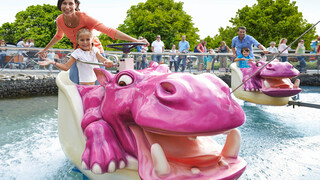 Hippo in Ravensburger Spieleland close to Lake Constance