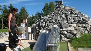 Adventure golf in the Seepark Linzgau close to Lake Constance