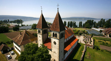 St. Peter und Paul church on the Reichenau Island at Lake Constance
