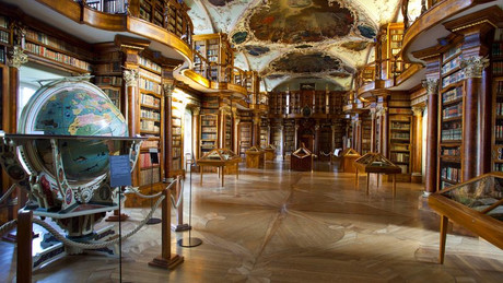 Stiftsbibliothek in St.Gallen in der Nähe vom Bodensee