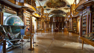 Abbey library in St.Gallen close to Lake Constance