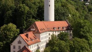 Ehemaliges Franziskanerinnenkloster in Ravensburg in der Nähe des Bodensees