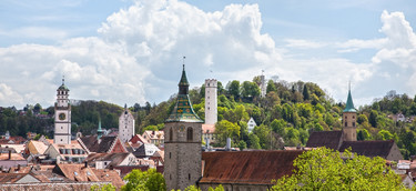 Panorama von Ravensburg in der Nähe des Bodensees | © Panoramic view of Ravensburg close to lake Constance
