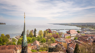 Konstanz: View from the minster onto Lake Constance | © Dagmar Schwelle
