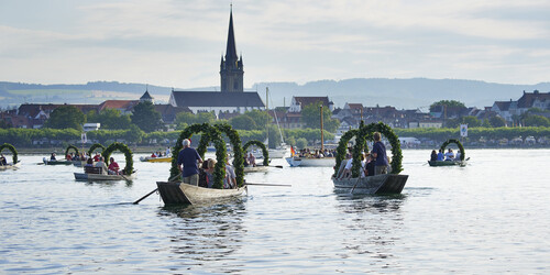 Traditional festival in Radolfzell at Lake Constance