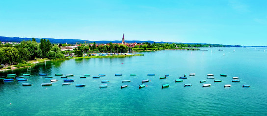 View on Radolfzell at Lake Constance
