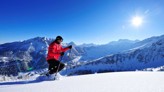Schneeschuhtouren in den nahegelegenen Alpen