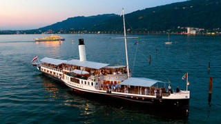 Ship Hohentwiel on Lake Constance