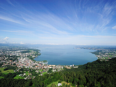 Bodensee Panorama vom Pfänder