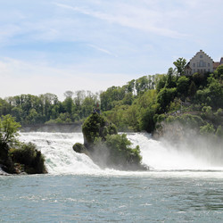 Rheinfall in der Nähe vom Bodensee