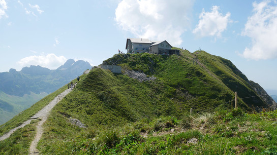 Berghütte auf dem Weg zum Schäfler | © Nina Gebhart