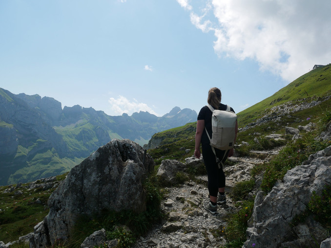 Ausblick auf dem Weg zum Schäfler | © Nina Gebhart