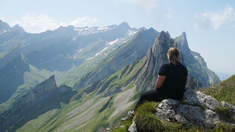 Ausblick auf dem Weg zum Schäfler | © Nina Gebhart
