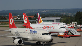 Airport Friedrichshafen on Lake Constance