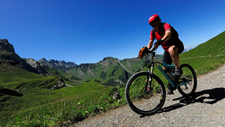 Mountainbike in Liechtenstein in der Nähe des Bodensees | © Liechtenstein Marketing