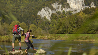 Premiumwanderweg im oberen Donautal in der Nähe vom Bodensee