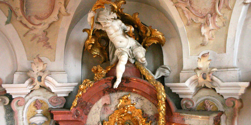 Baroque church close to Lake Constance