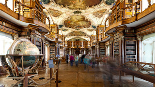 Stiftsbibliothek in St. Gallen in der Nähe vom Bodensee
