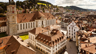 UNESCO Weltkulturerbe Stiftsbezirk St. Gallen in der Nähe vom Bodensee