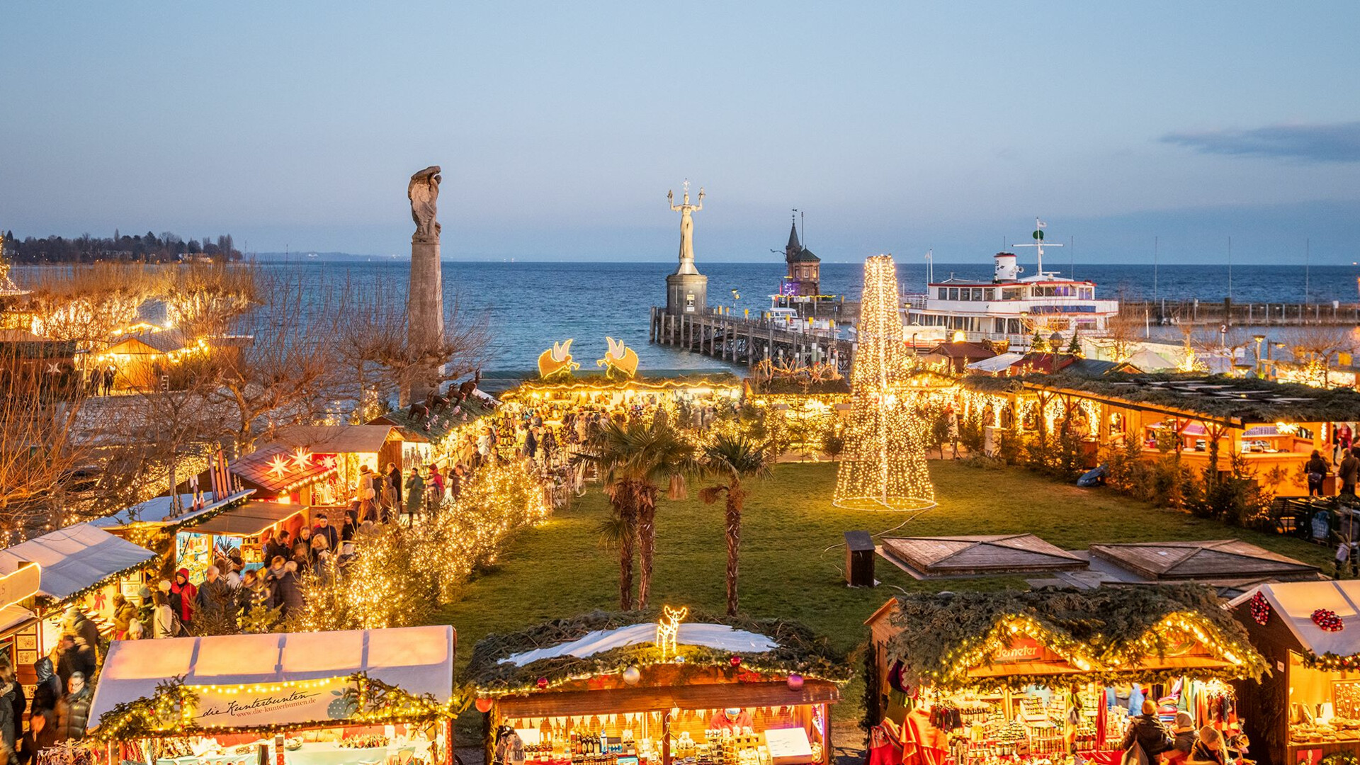 Weihnachtsmarkt am See Konstanz